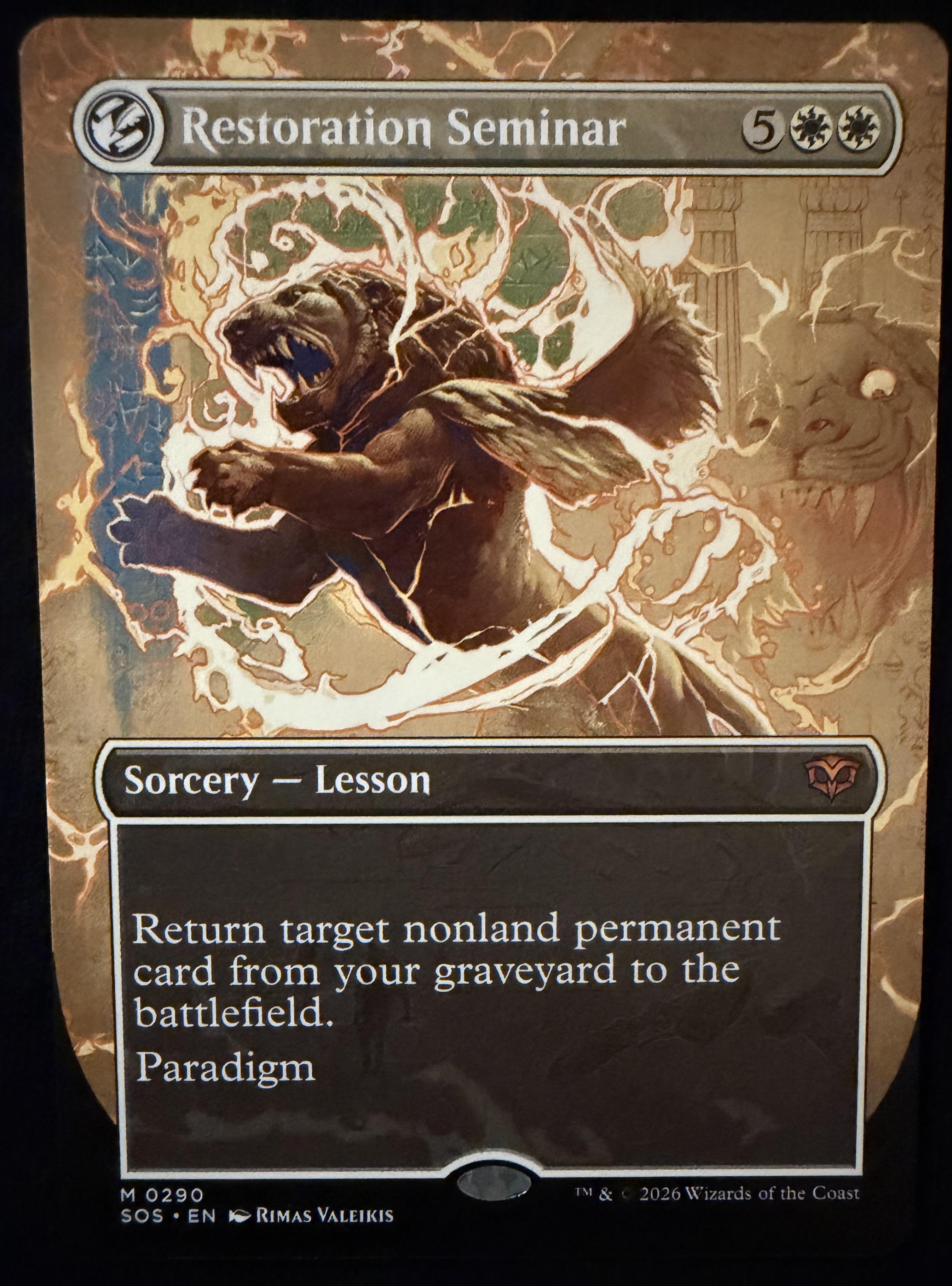 Restoration Seminar (Borderless) - Secrets of Strixhaven (SOS)